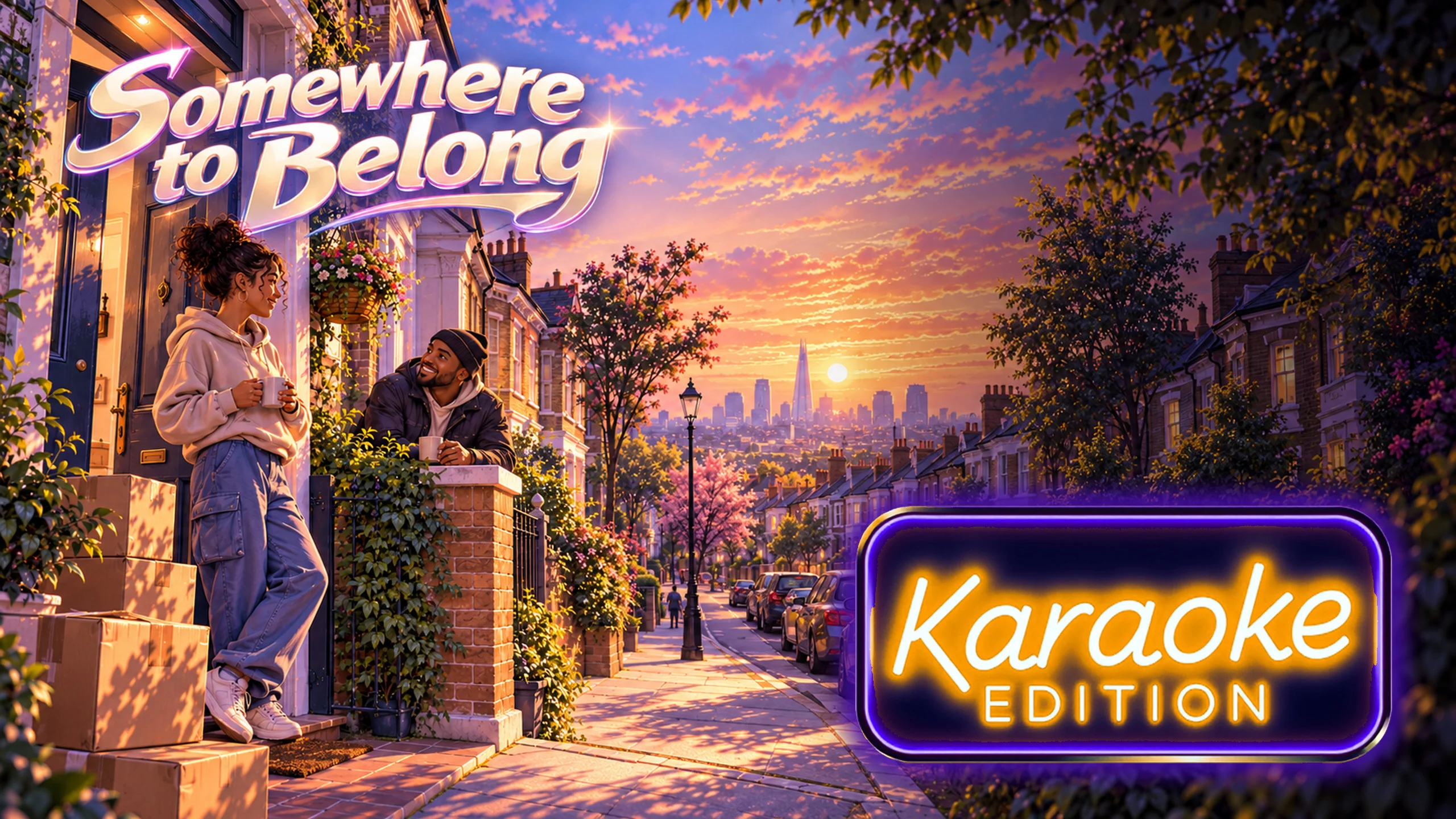 Somewhere to Belong | Karaoke | Widescreen Version artwork