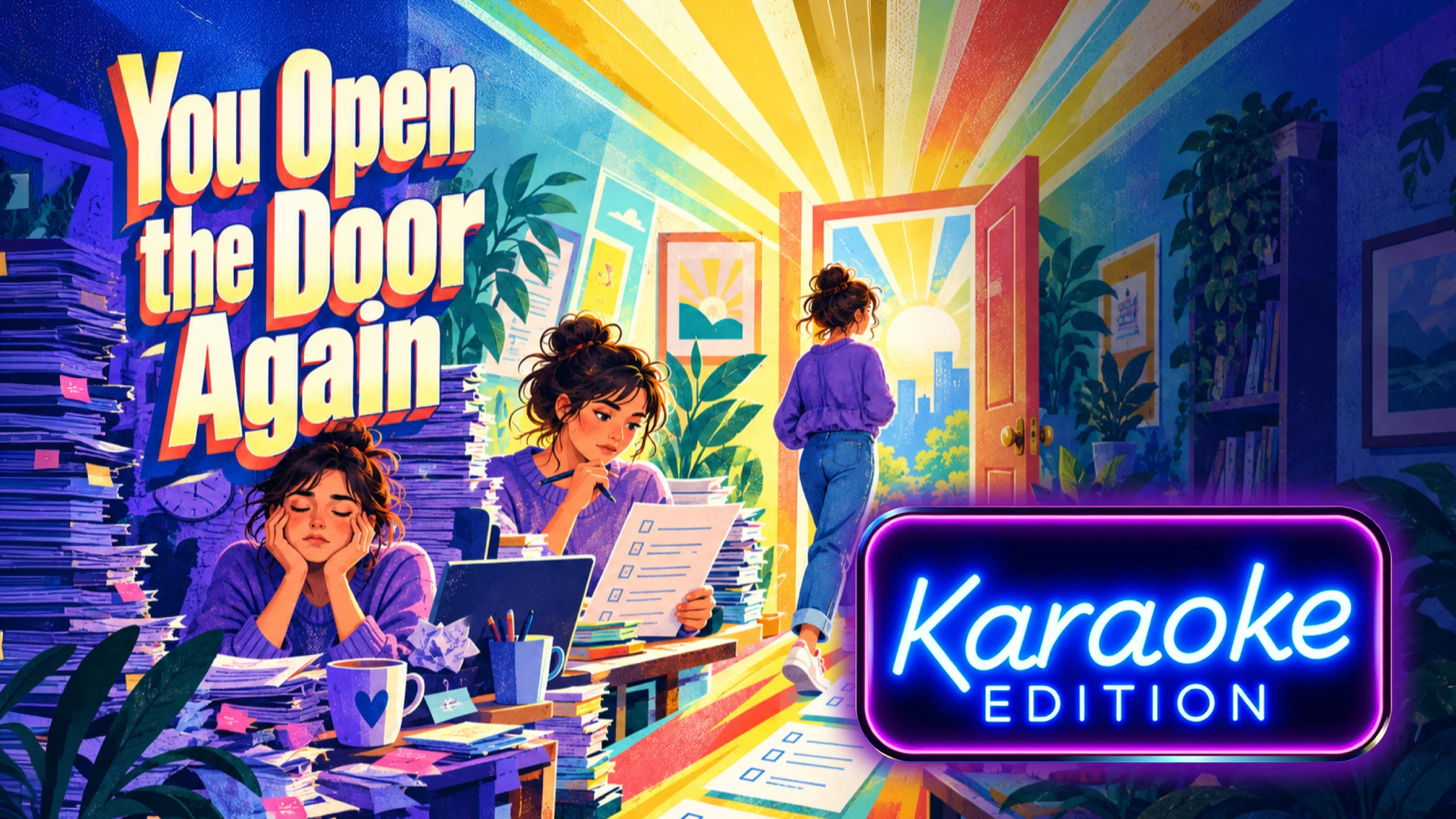 You Open the Door Again | Karaoke | Widescreen Version artwork