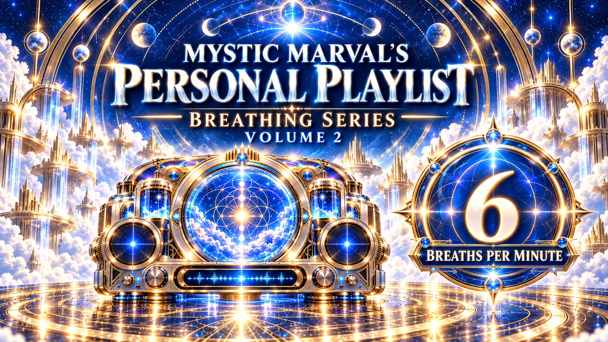 6 Breaths Per Minute | Vol 2, Mystic Marval's Personal Playlist | Breathing Series artwork