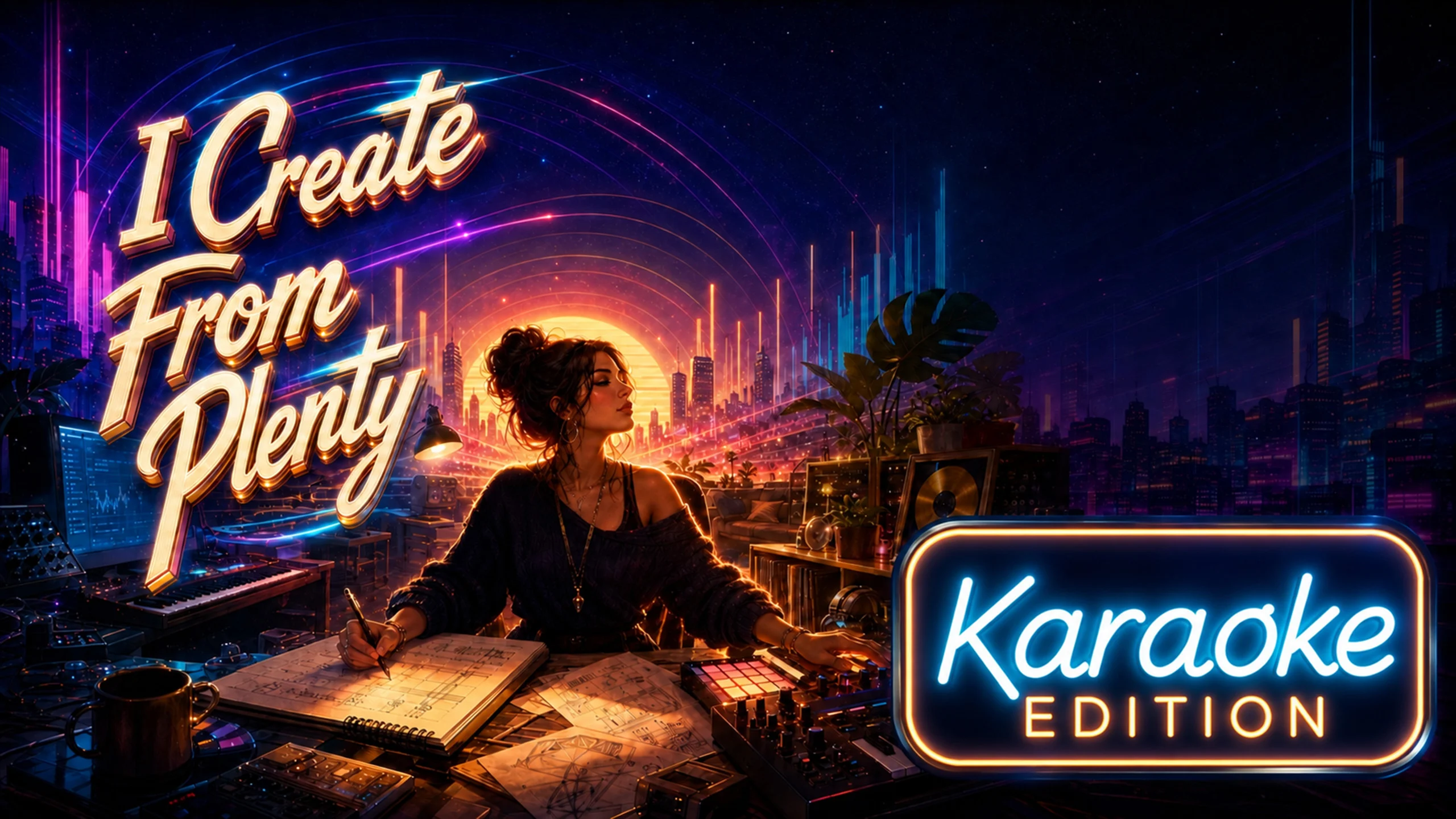 I Create From Plenty | Karaoke | Widescreen Version artwork